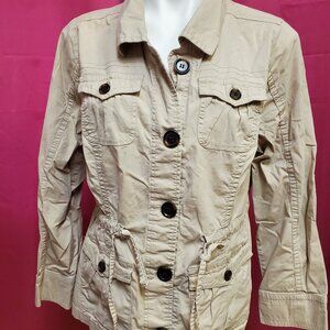 #247 Lane Bryant Cream-Colored Jacket Size 14
